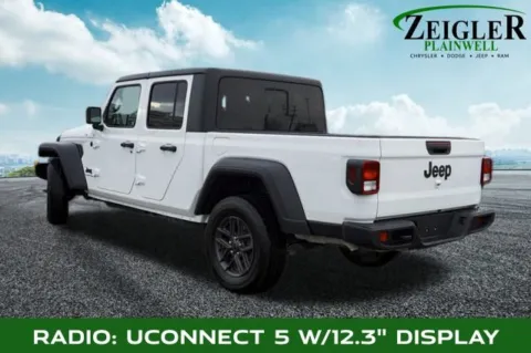 Photos of 2025 Jeep Gladiator Sport S for sale in Plainwell, MI at Zeigler Chrysler Dodge Jeep Ram of Plainwell