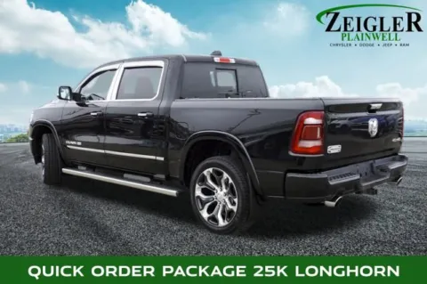 Photos of 2022 Ram 1500 Laramie Longhorn for sale in Plainwell, MI at Zeigler Chrysler Dodge Jeep Ram of Plainwell