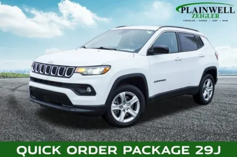 White 2023 Jeep Compass Latitude for sale in Plainwell, MI
