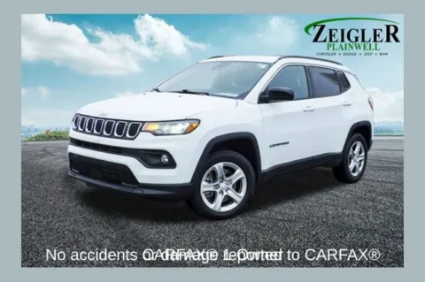 White 2023 Jeep Compass Latitude for sale in Plainwell, MI