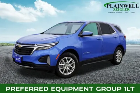 Blue 2024 Chevrolet Equinox LT for sale in Plainwell, MI