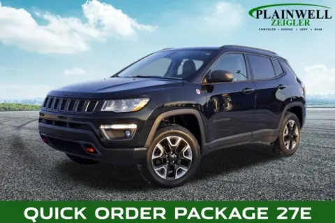Black 2018 Jeep Compass Trailhawk for sale in Plainwell, MI