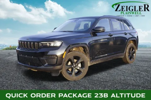 Black 2023 Jeep Grand Cherokee Altitude X for sale in Plainwell, MI