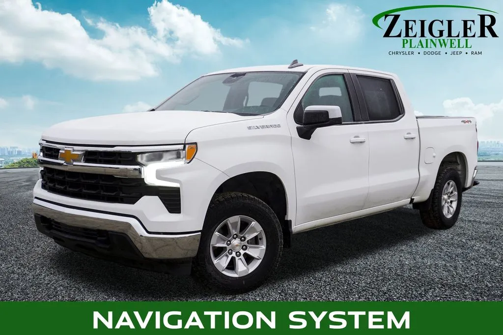 White 2025 Chevrolet Silverado 1500 LT for sale in Plainwell, MI