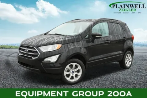 Black 2020 Ford EcoSport SE for sale in Plainwell, MI