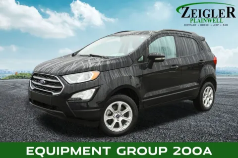 Black 2020 Ford EcoSport SE for sale in Plainwell, MI