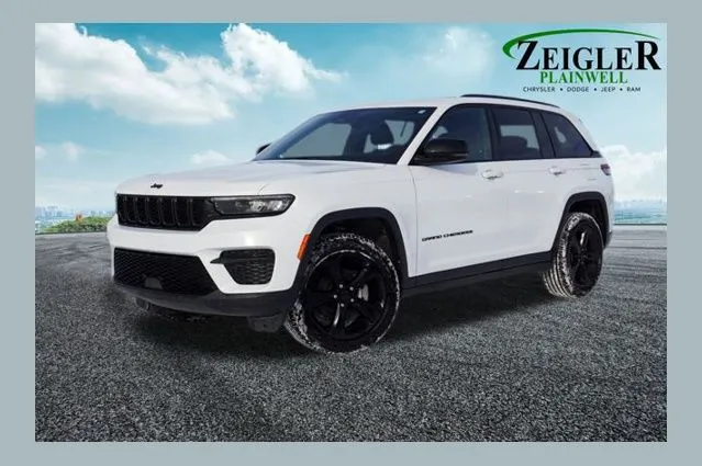 White 2023 Jeep Grand Cherokee Altitude X for sale in Plainwell, MI