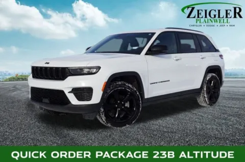 White 2023 Jeep Grand Cherokee Altitude X for sale in Plainwell, MI