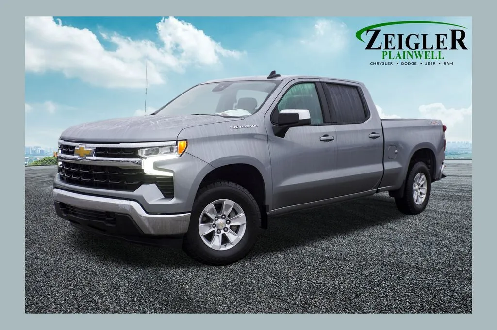 Gray 2025 Chevrolet Silverado 1500 LT for sale in Plainwell, MI