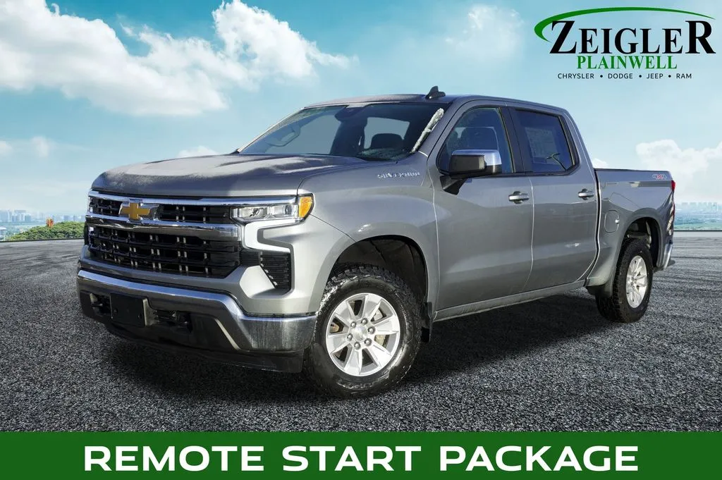 Gray 2025 Chevrolet Silverado 1500 LT for sale in Plainwell, MI