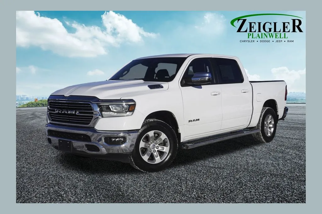 White 2023 Ram 1500 Laramie for sale in Plainwell, MI