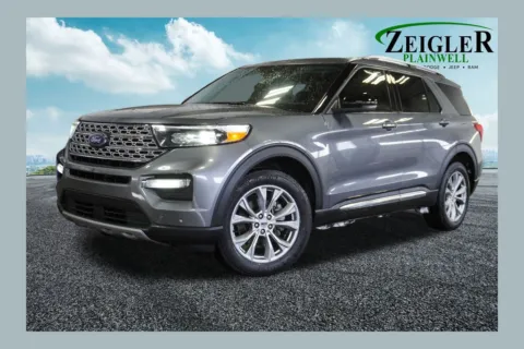 Gray 2022 Ford Explorer Limited for sale in Plainwell, MI
