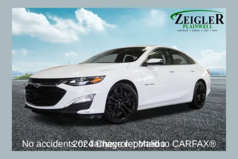 White 2024 Chevrolet Malibu LT for sale in Plainwell, MI