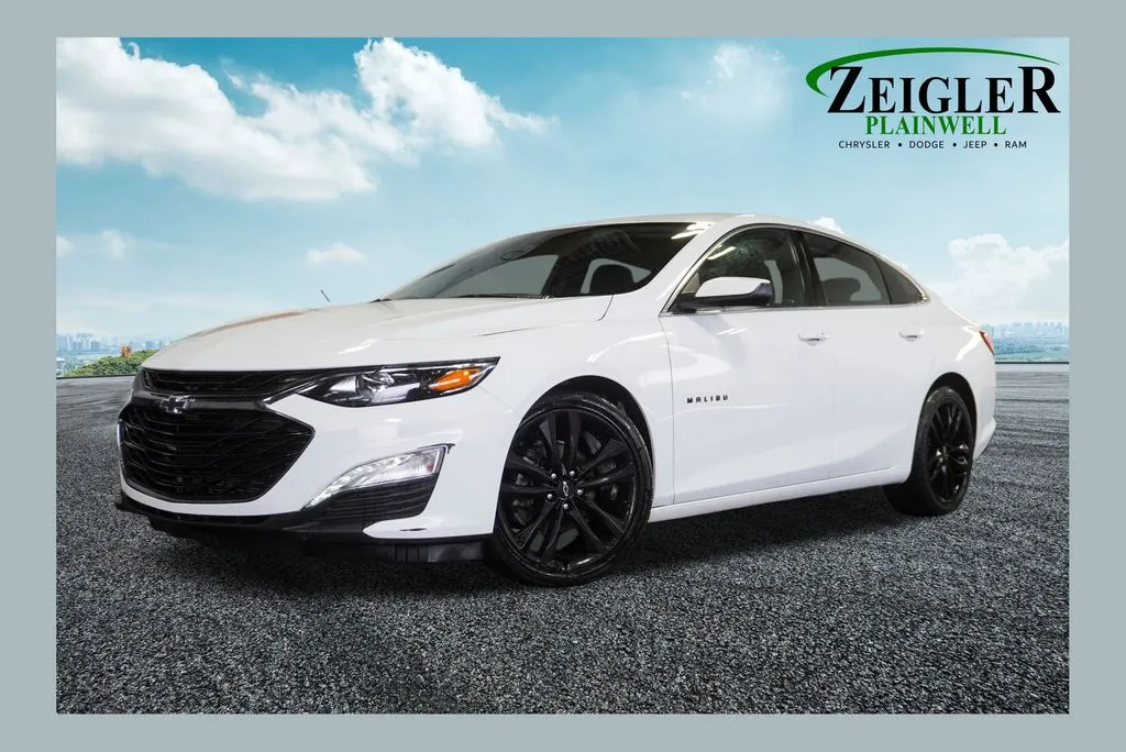 White 2024 Chevrolet Malibu LT for sale in Plainwell, MI