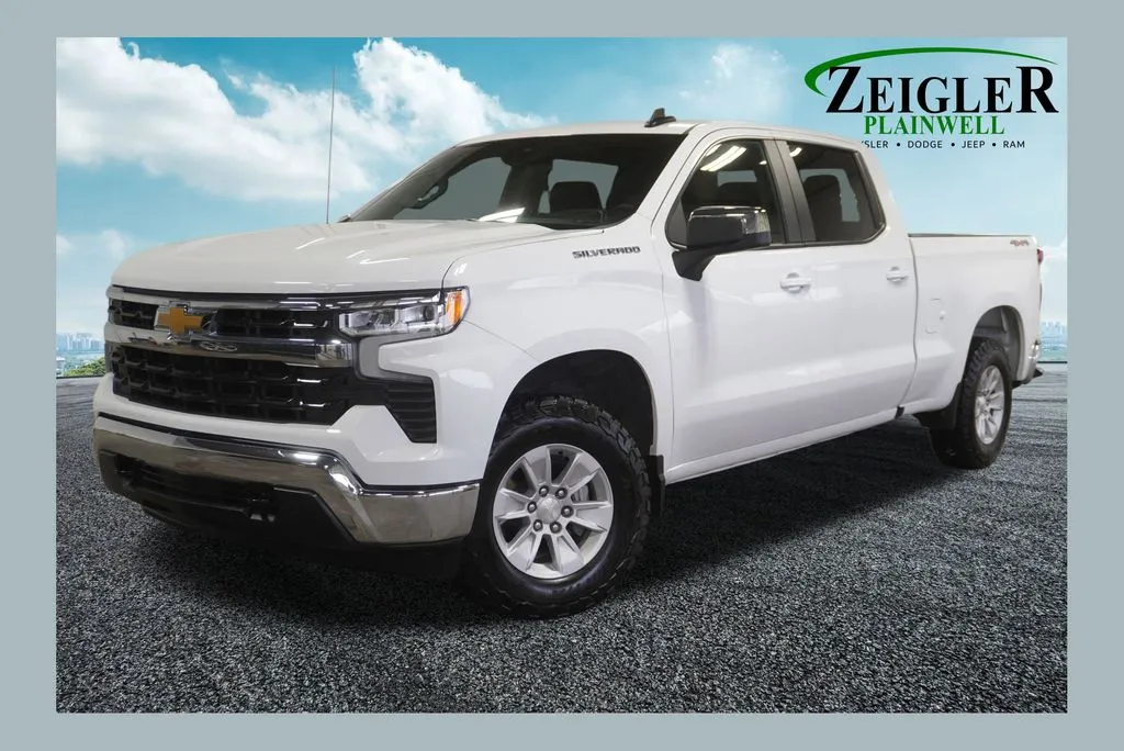 White 2025 Chevrolet Silverado 1500 LT for sale in Plainwell, MI