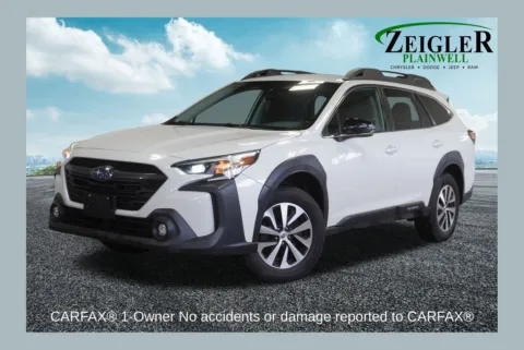 White 2024 Subaru Outback Premium for sale in Plainwell, MI