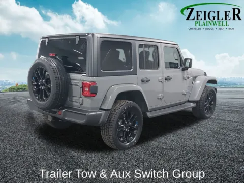 More photos of 2023 Jeep Wrangler Sahara 4xe at Zeigler Chrysler Dodge Jeep Ram of Plainwell, MI