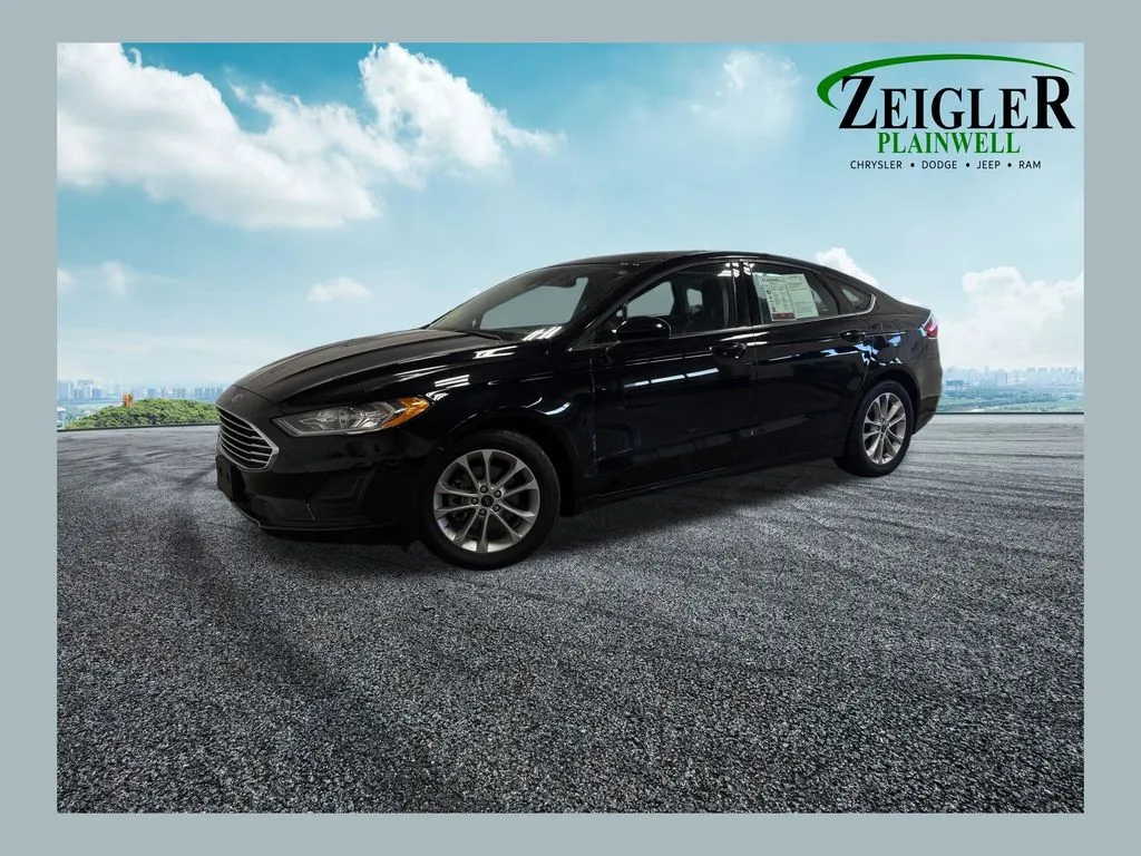 Black 2020 Ford Fusion SE for sale in Plainwell, MI