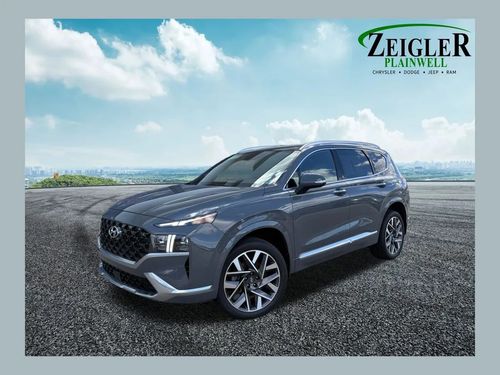 Gray 2023 Hyundai Santa Fe Calligraphy for sale in Plainwell, MI