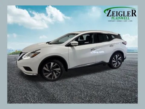White 2016 Nissan Murano Platinum for sale in Plainwell, MI