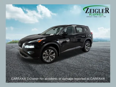 Black 2023 Nissan Rogue SV for sale in Plainwell, MI