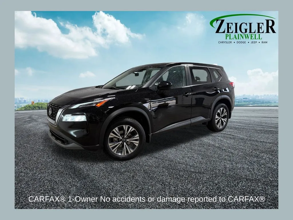 Black 2023 Nissan Rogue SV for sale in Plainwell, MI