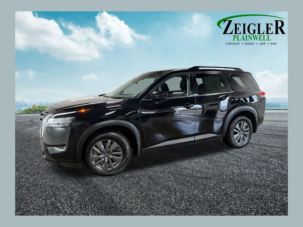 Black 2024 Nissan Pathfinder SV for sale in Plainwell, MI