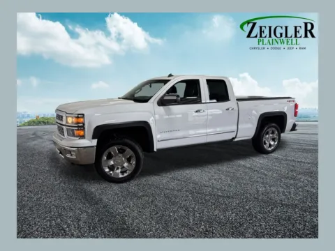 White 2014 Chevrolet Silverado 1500 LTZ for sale in Plainwell, MI