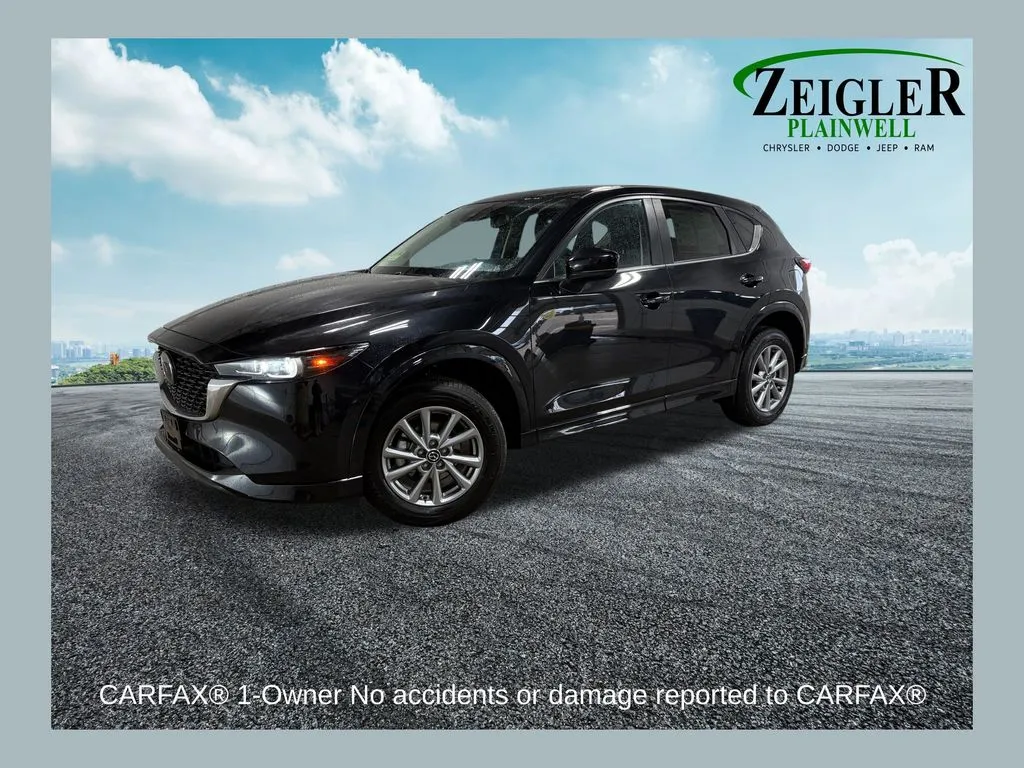 Black 2025 Mazda CX-5 2.5 S Preferred Package for sale in Plainwell, MI