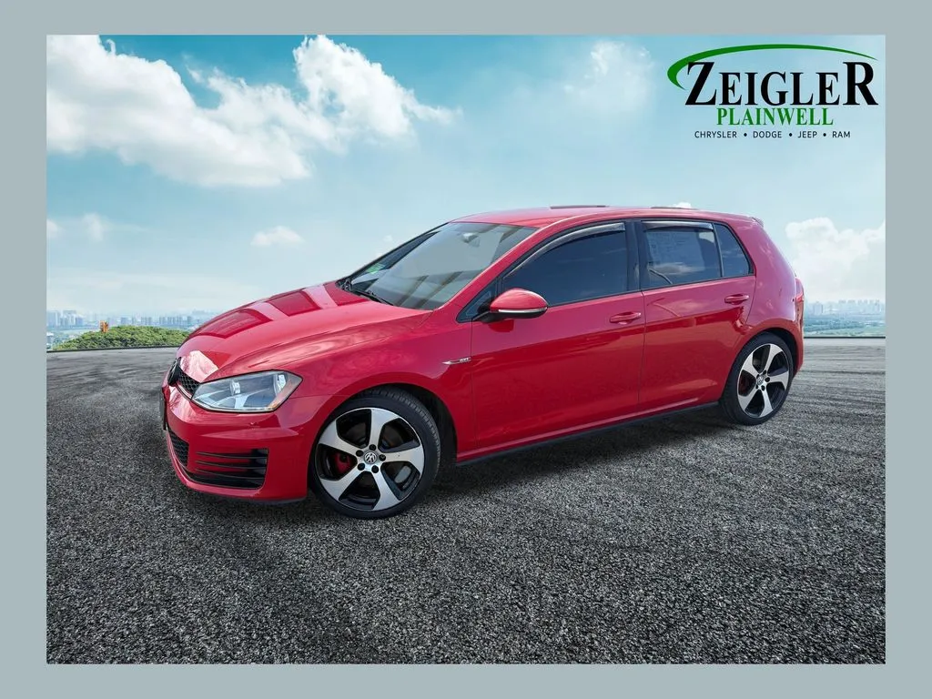 Red 2016 Volkswagen Golf GTI S for sale in Plainwell, MI