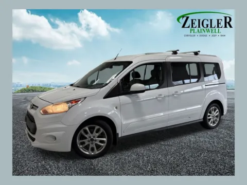 White 2015 Ford Transit Connect Titanium for sale in Plainwell, MI