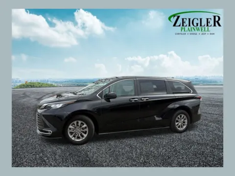 Black 2023 Toyota Sienna XLE for sale in Plainwell, MI