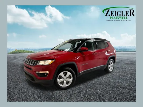 Red 2018 Jeep Compass Latitude for sale in Plainwell, MI