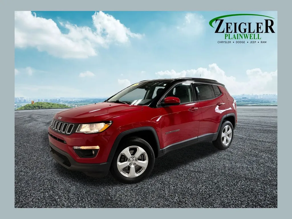 Red 2018 Jeep Compass Latitude for sale in Plainwell, MI