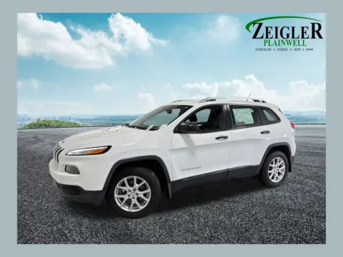 White 2015 Jeep Cherokee Sport for sale in Plainwell, MI