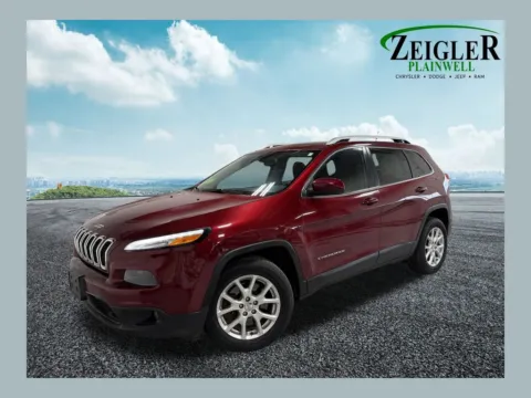 Red 2018 Jeep Cherokee Latitude for sale in Plainwell, MI