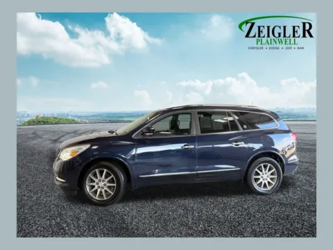 Blue 2017 Buick Enclave Leather Group for sale in Plainwell, MI