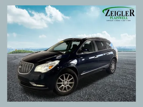 Blue 2017 Buick Enclave Leather Group for sale in Plainwell, MI