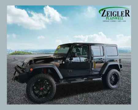 Black 2017 Jeep Wrangler Unlimited Sport for sale in Plainwell, MI