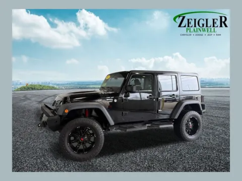 Black 2017 Jeep Wrangler Unlimited Sport for sale in Plainwell, MI
