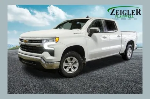 White 2025 Chevrolet Silverado 1500 LT for sale in Plainwell, MI