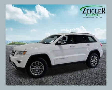 White 2015 Jeep Grand Cherokee Limited for sale in Plainwell, MI