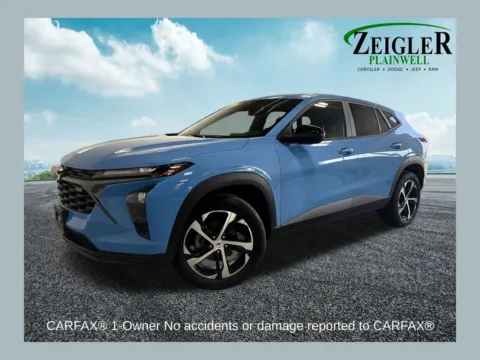 Blue 2024 Chevrolet Trax 1RS for sale in Plainwell, MI