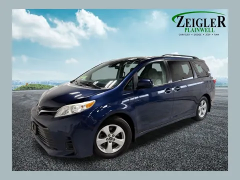 Blue 2019 Toyota Sienna LE for sale in Plainwell, MI