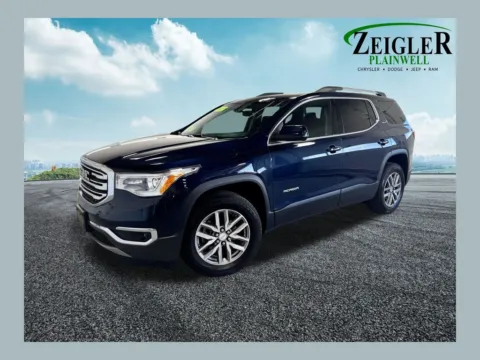 Blue 2017 GMC Acadia SLE-2 for sale in Plainwell, MI