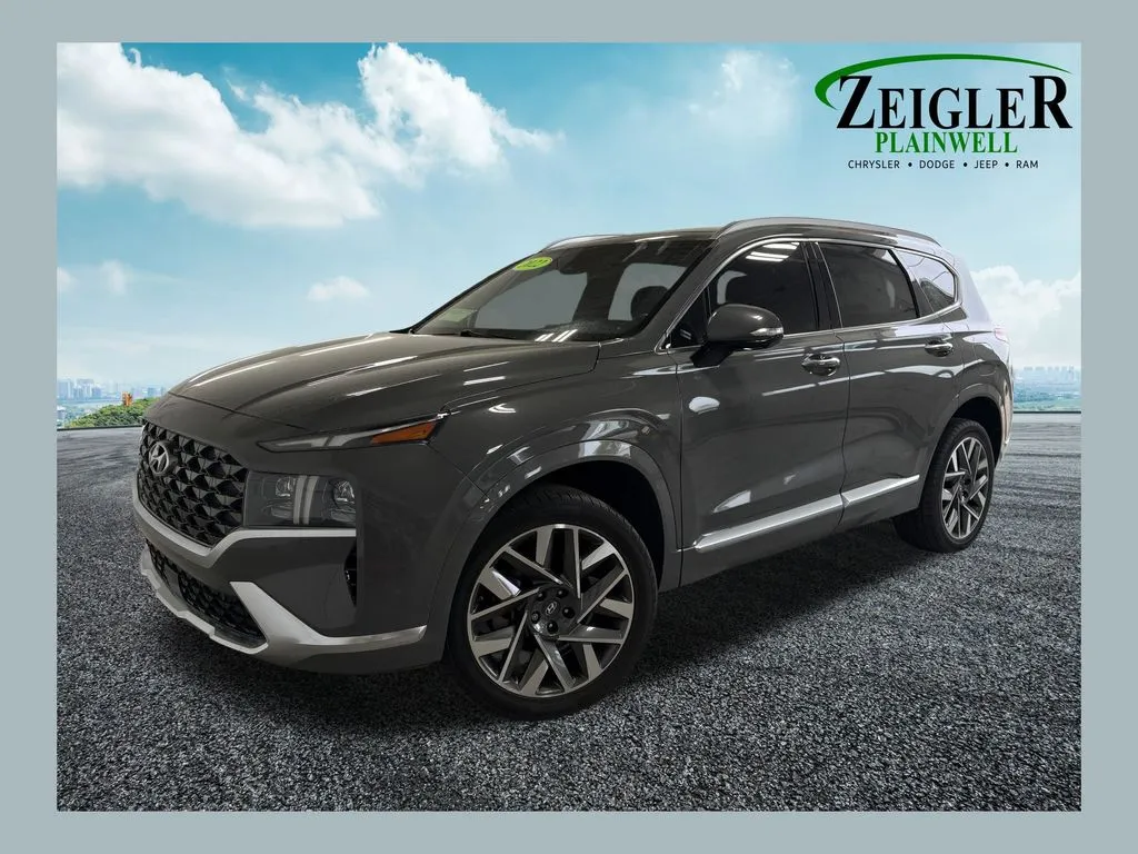 Gray 2022 Hyundai Santa Fe Calligraphy for sale in Plainwell, MI