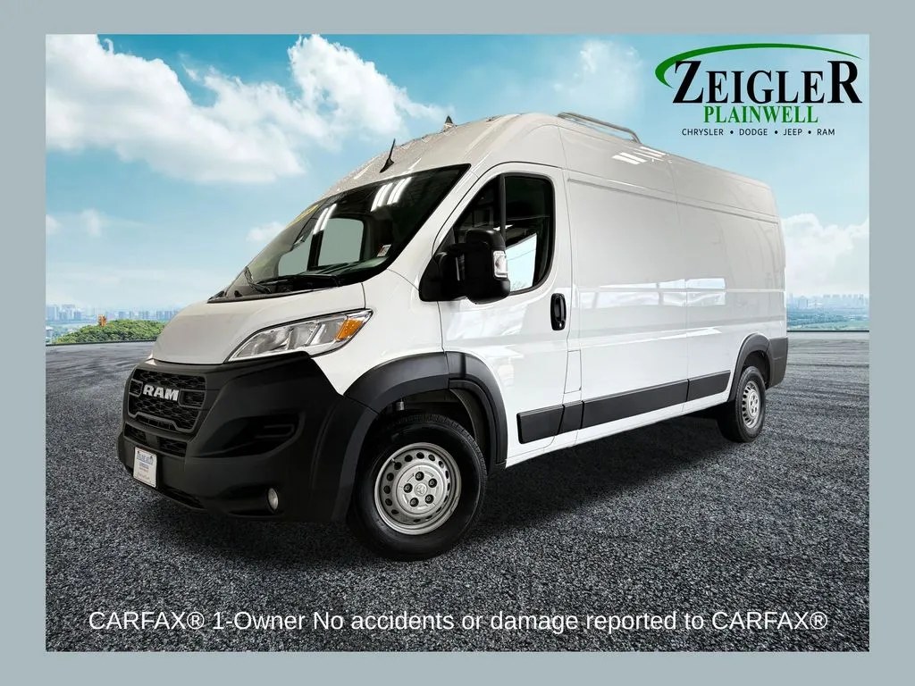 White 2025 Ram ProMaster 2500 High Roof for sale in Plainwell, MI