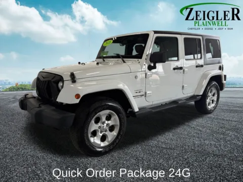 Photos of 2018 Jeep Wrangler JK Unlimited Sahara for sale in Plainwell, MI at Zeigler Chrysler Dodge Jeep Ram of Plainwell