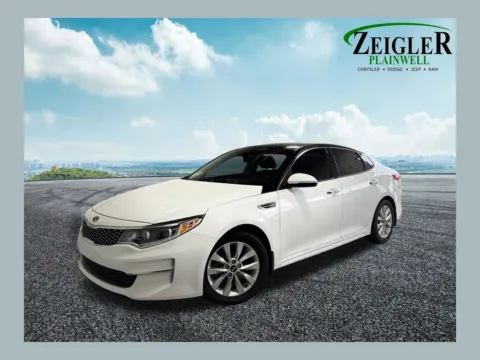 White 2016 Kia Optima EX for sale in Plainwell, MI