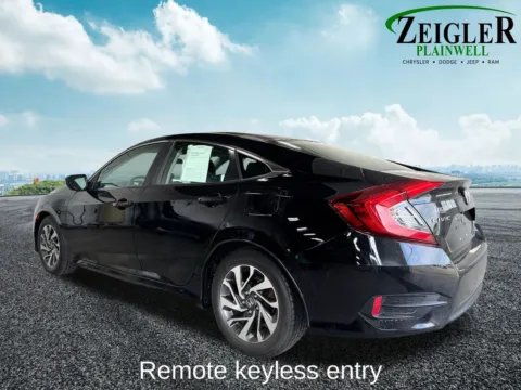 Another view of 2016 Honda Civic EX for sale in Plainwell, MI at Zeigler Chrysler Dodge Jeep Ram of Plainwell